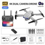 Dron K3 Dual Camara 2 baterias Gris